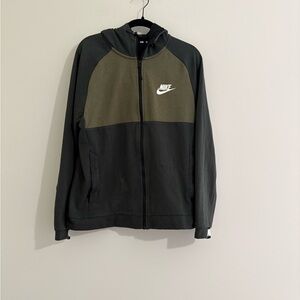 Nike Men's Olive and Black Windbreaker